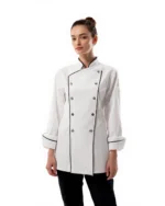Professional Chef Coat with Stylish Design - Image 2