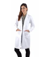 Lapel Notch Long Lab Coat for Professionals - Image 2