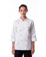 Professional Chef Coat with Stylish Design - Image 3